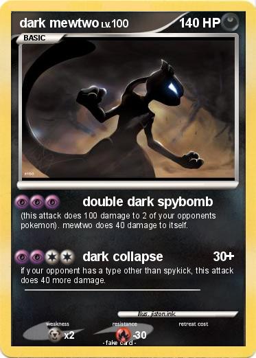 Pokemon dark mewtwo