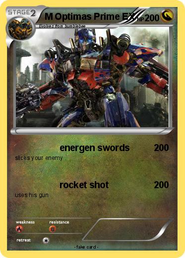 Pokemon M Optimas Prime EX