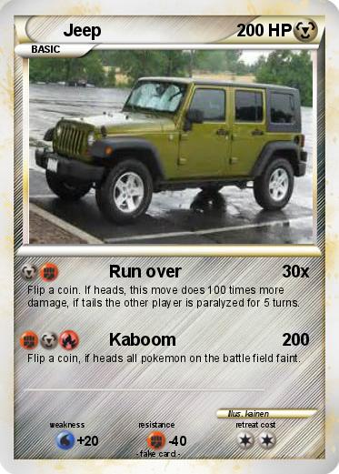 Pokemon Jeep