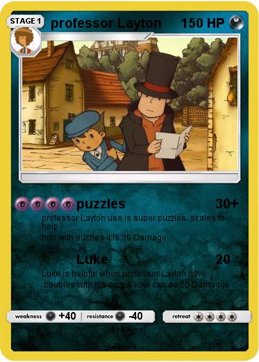 Pokemon professor Layton