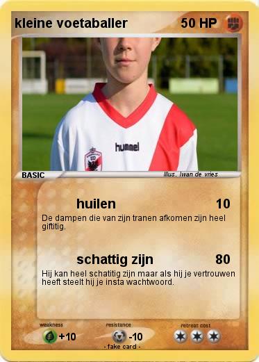 Pokemon kleine voetaballer
