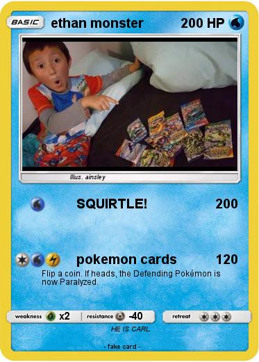 Pokemon ethan monster