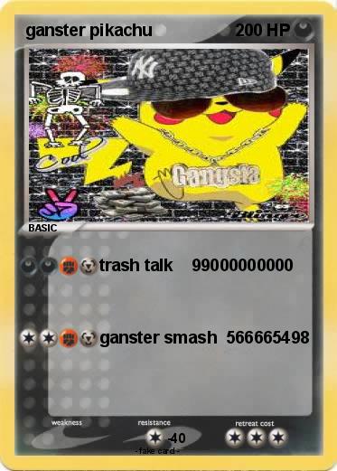 Pokemon ganster pikachu