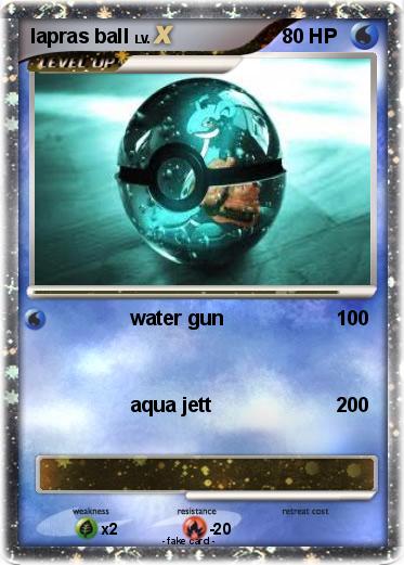 Pokemon lapras ball