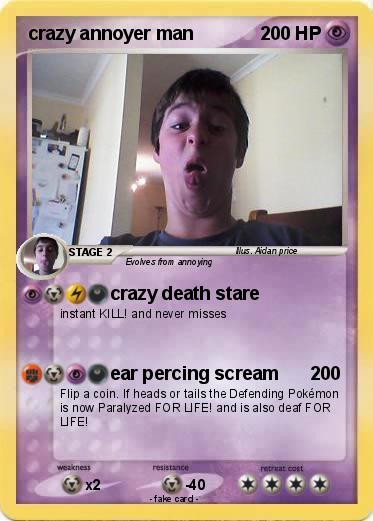 Pokemon crazy annoyer man
