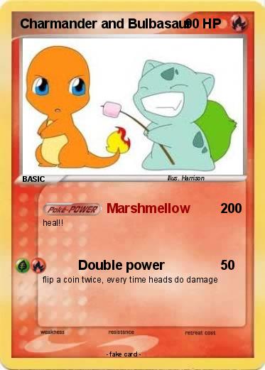 Pokemon Charmander and Bulbasaur