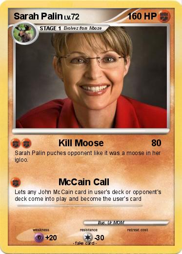 Pokemon Sarah Palin