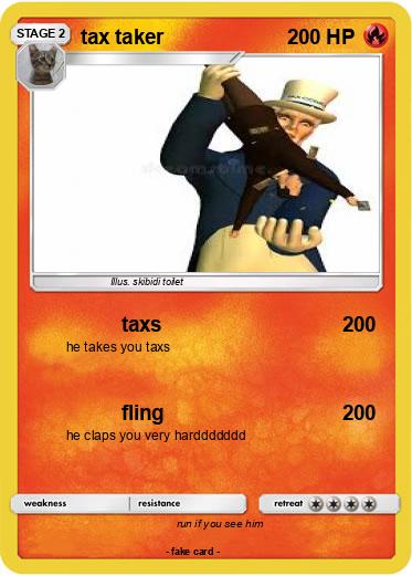 Pokemon tax taker