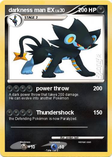 Pokemon darkness man EX