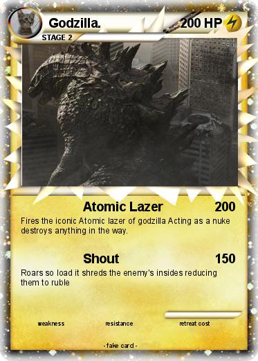Pokemon Godzilla.