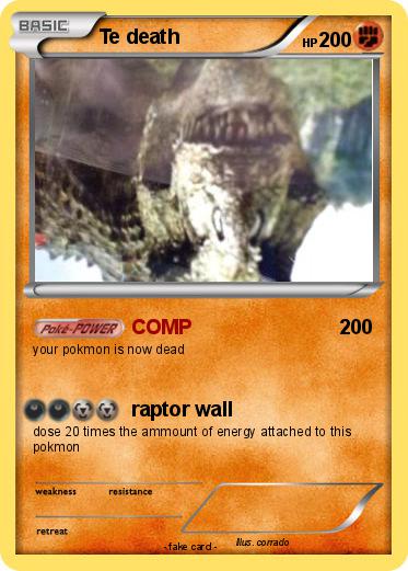 Pokemon Te death
