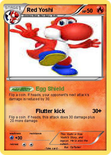 Pokemon Red Yoshi