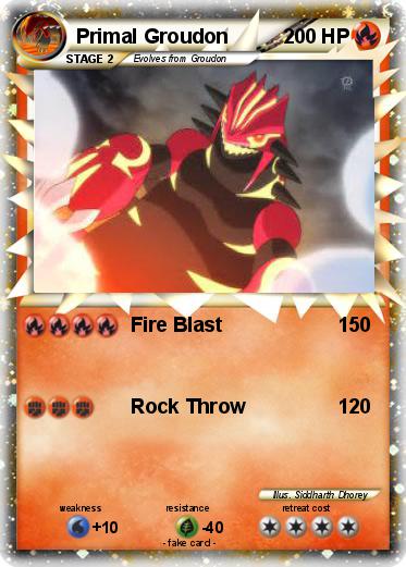 Pokemon Primal Groudon