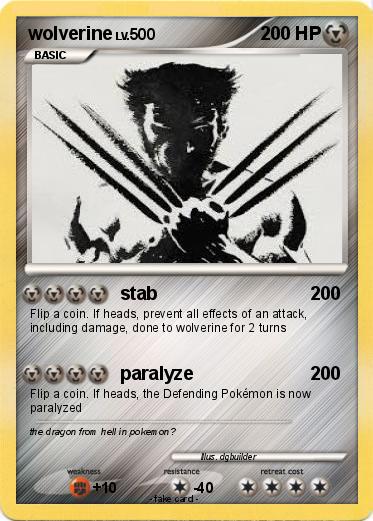 Pokemon wolverine