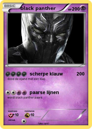 Pokemon black panther