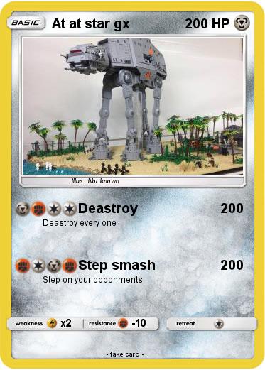 Pokemon At at star gx