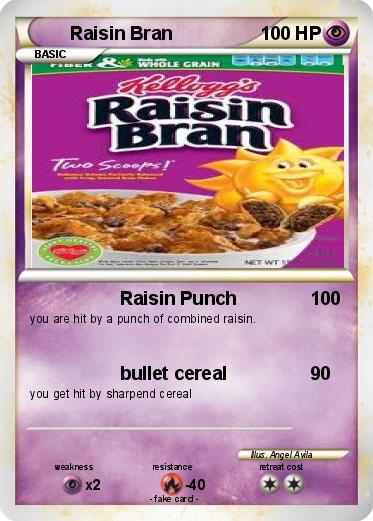 Pokemon Raisin Bran