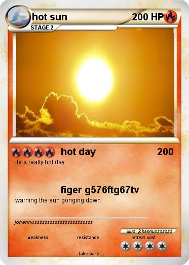 Pokemon hot sun