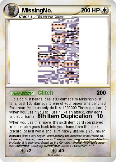 Pokemon MissingNo.