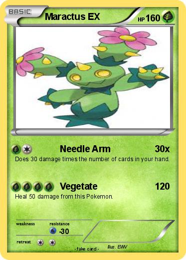Pokemon Maractus EX