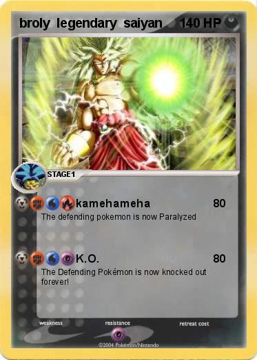 Pokemon broly  legendary  saiyan
