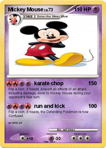Pokemon Mickey Mouse