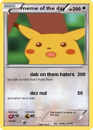 Pokemon meme of the day