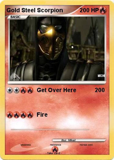 Pokemon Gold Steel Scorpion