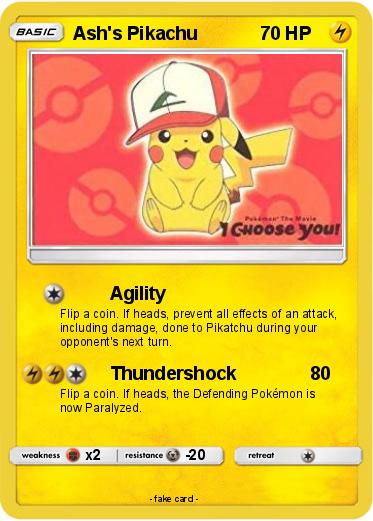 Pokemon Ash's Pikachu