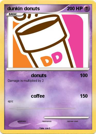 Pokemon dunkin donuts