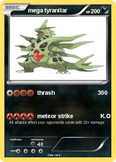 Pokemon mega tyranitar