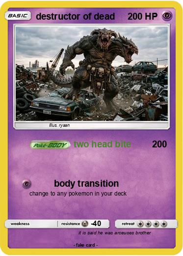 Pokemon destructor of dead