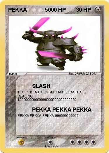 Pokemon PEKKA            5000 HP