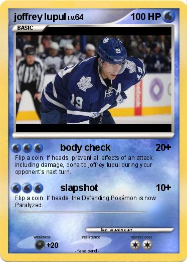 Pokemon joffrey lupul