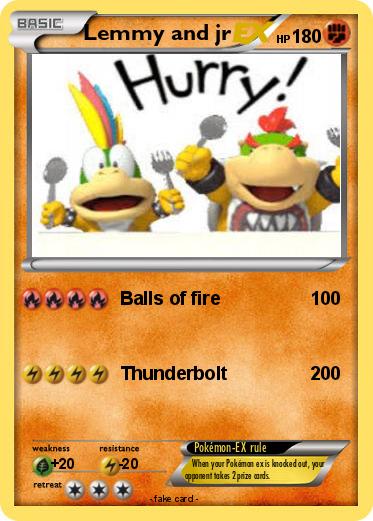 Pokemon Lemmy and jr