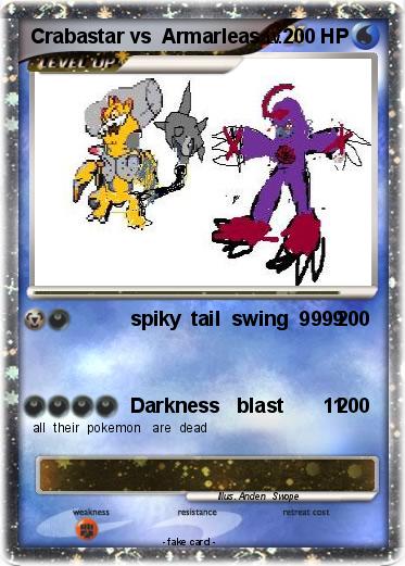Pokemon Crabastar vs  Armarleas