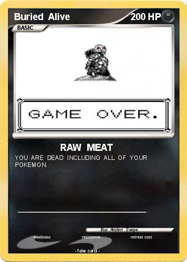 Pokemon Buried  Alive