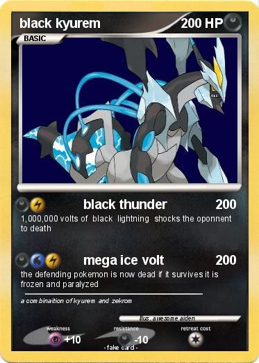 Pokemon black kyurem