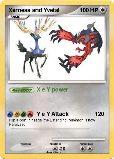 Pokemon Xerneas and Yvetal