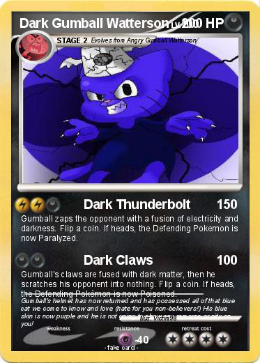 Pokemon Dark Gumball Watterson
