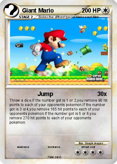 Pokemon Giant Mario