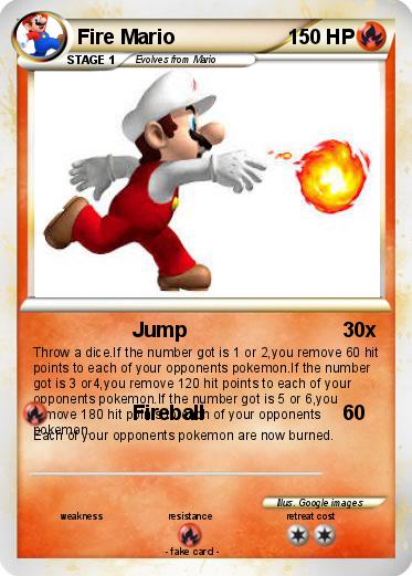 Pokemon Fire Mario