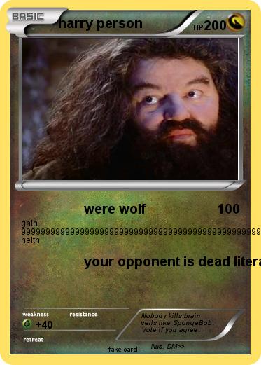 Pokemon harry person