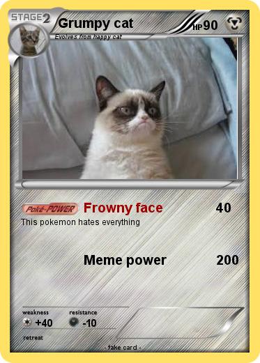 Pokemon Grumpy cat