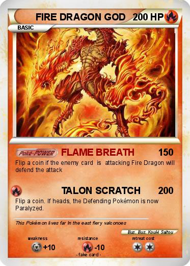 Pokemon FIRE DRAGON GOD