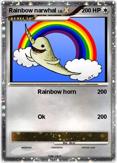 Pokemon Rainbow narwhal