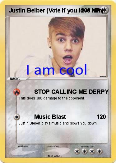 Pokemon Justin Beiber (Vote if you love him)