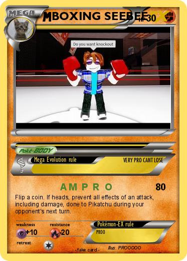 Pokemon BOXING SEEBEE