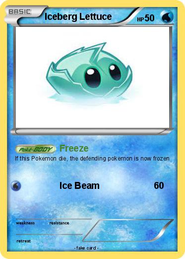 Pokemon Iceberg Lettuce