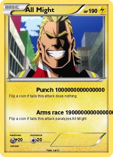 Pokemon All Might